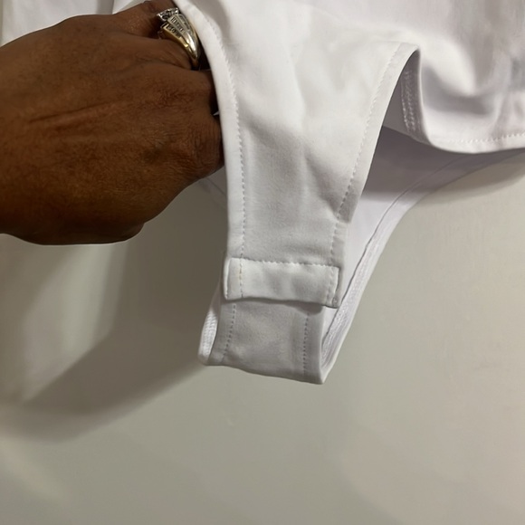 Saungkuai Women’s Race back bodysuit Size XL color White NWOT - Picture 8 of 8